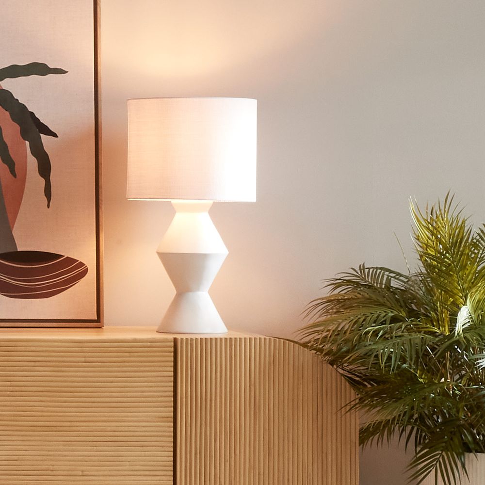 Aldo Chunky Lamp - White