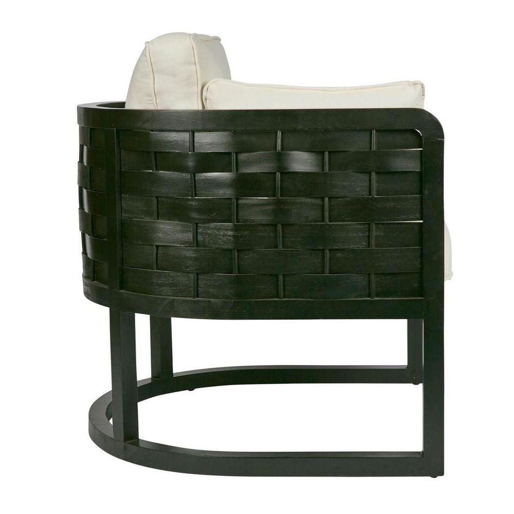 Weave Occasional Arm Chair - Black