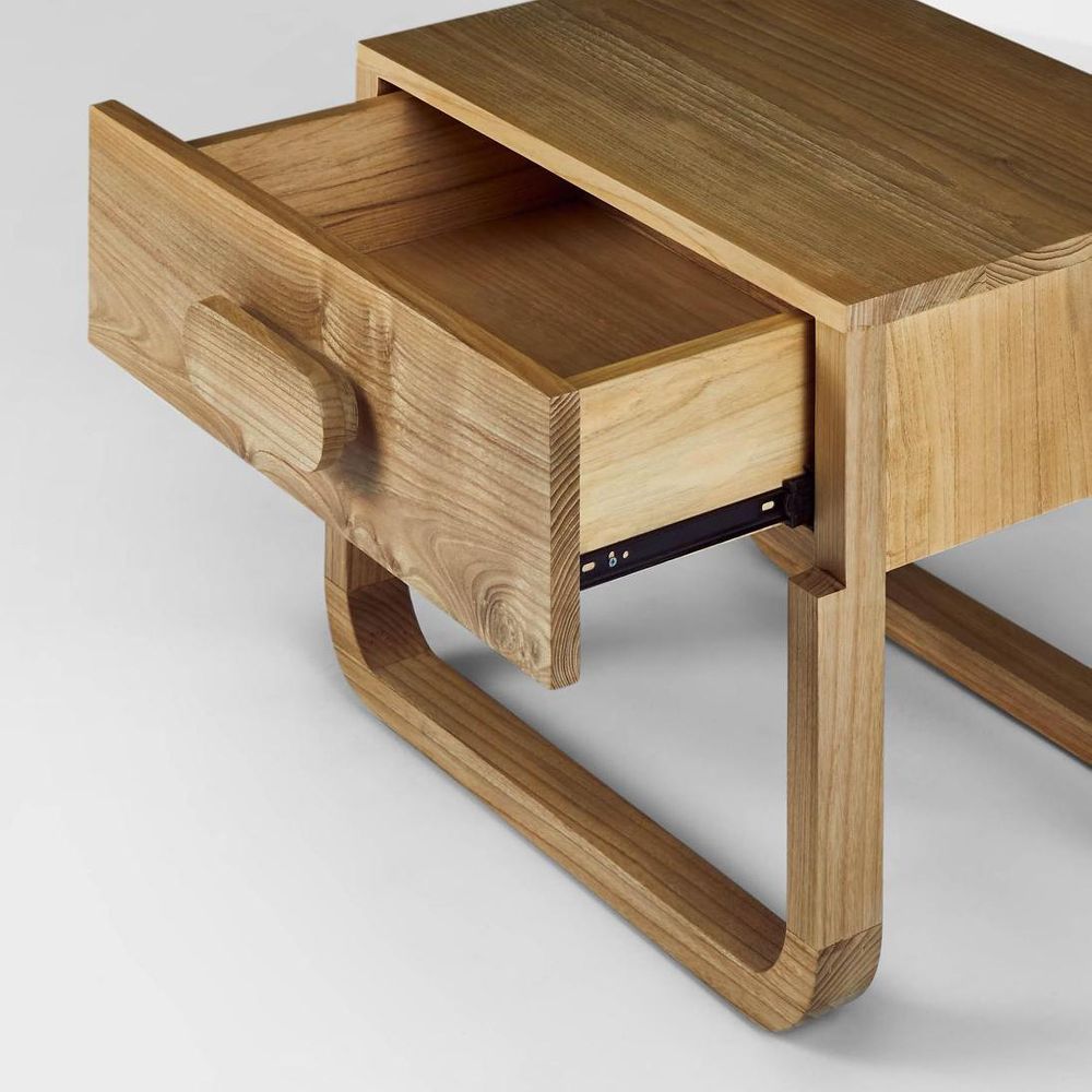 Norma Bedside Table - Natural