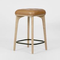 Carlton Leather Counter Stool - Tan