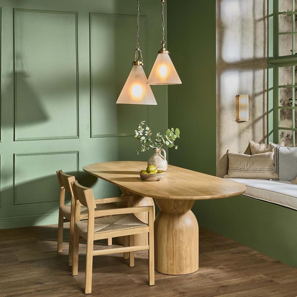 Gadsden Ceiling Pendant Large - Brass/Frosted Glass