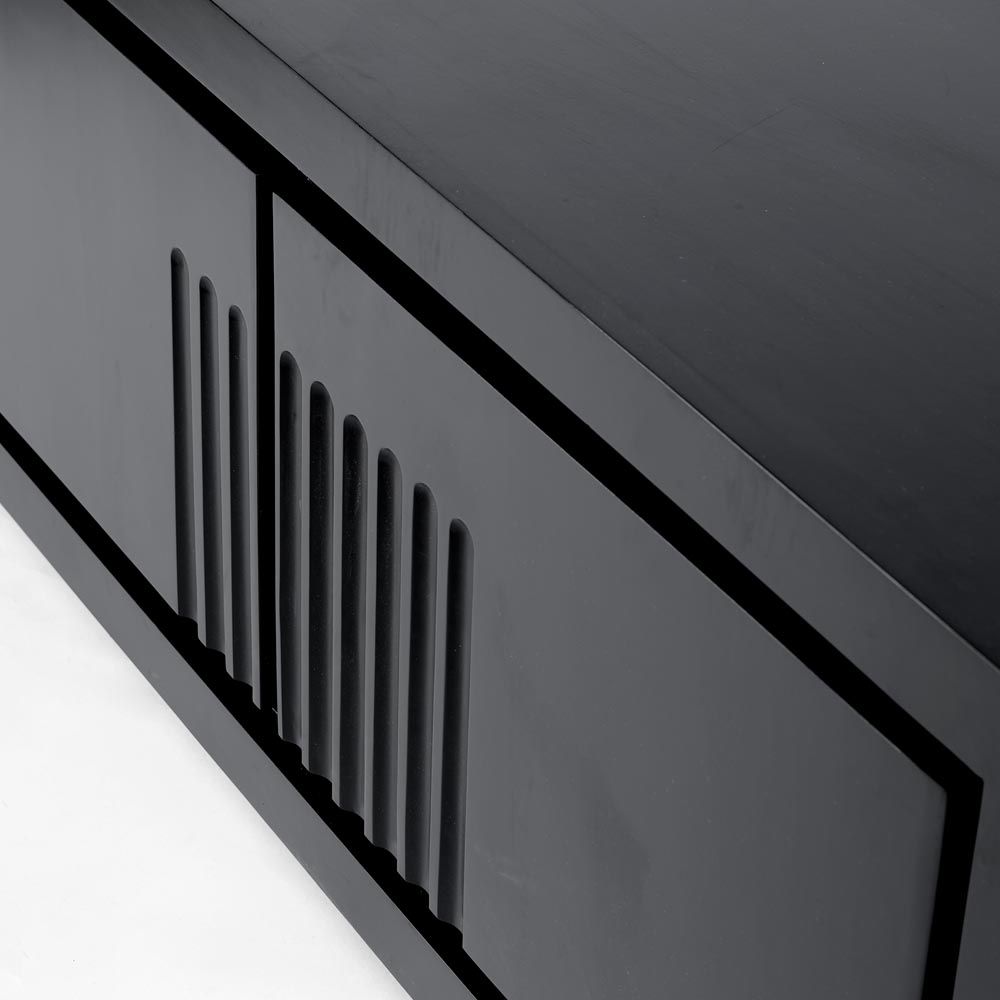 Rock Sideboard Unit Low - Black