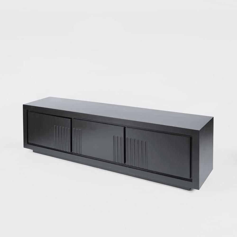 Rock Sideboard Unit Low - Black