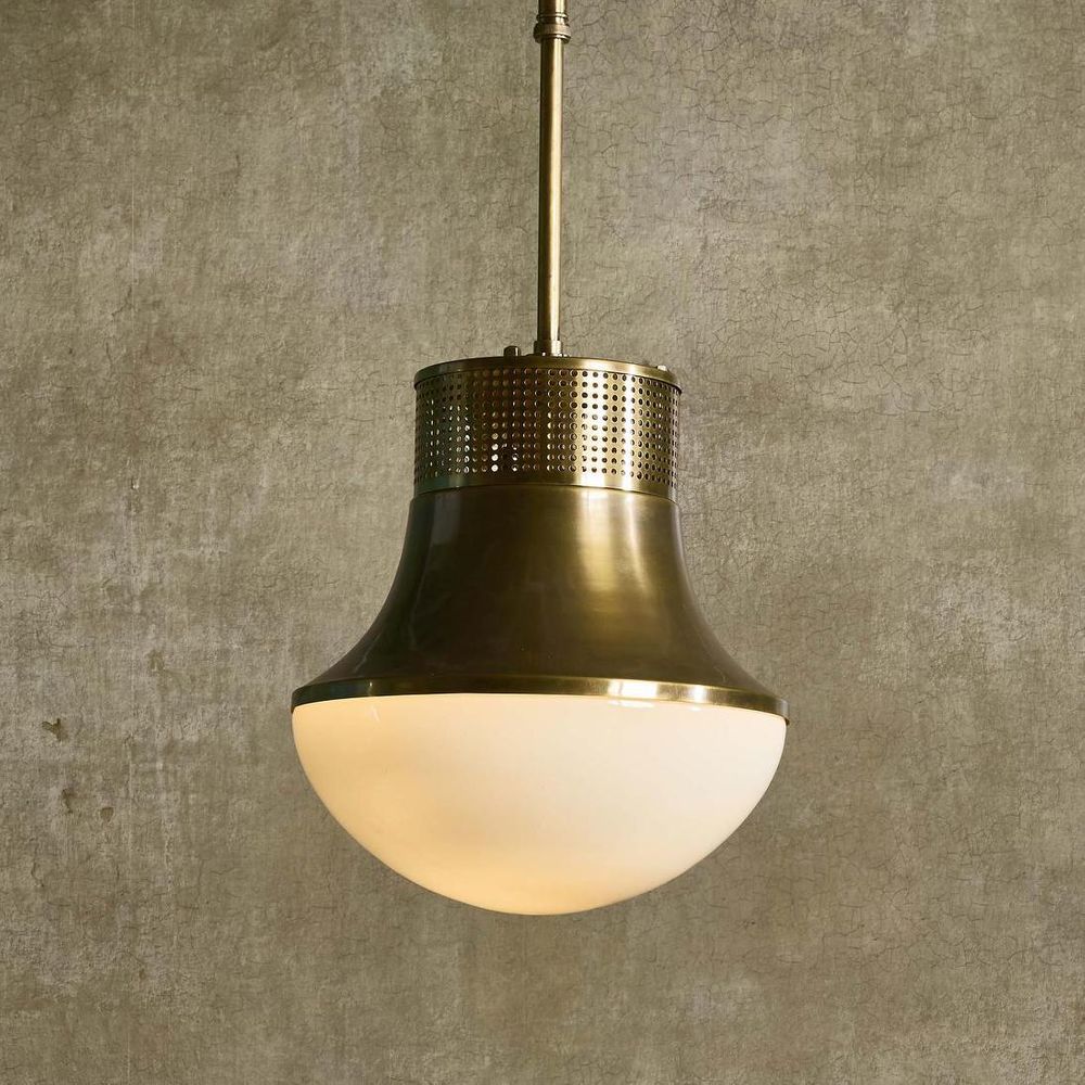 Halo Ceiling Pendant - Antique Brass