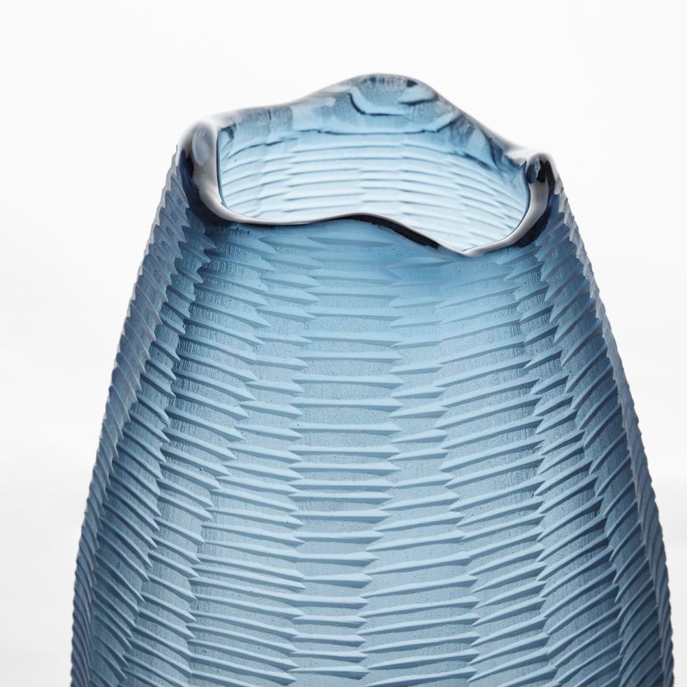 Artem Glass Large Vase - Blue