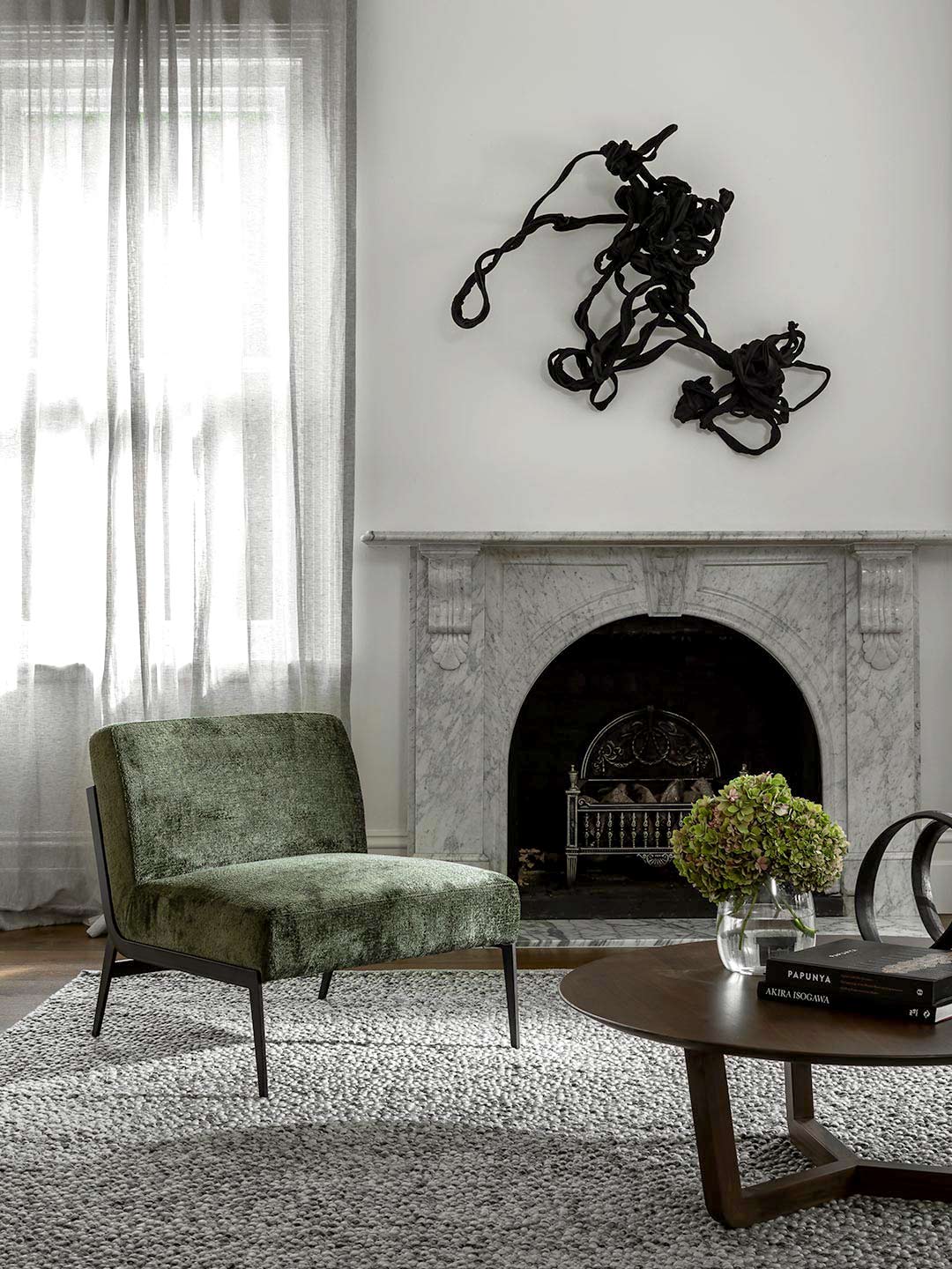 Boucle Wool Rug - Smoke