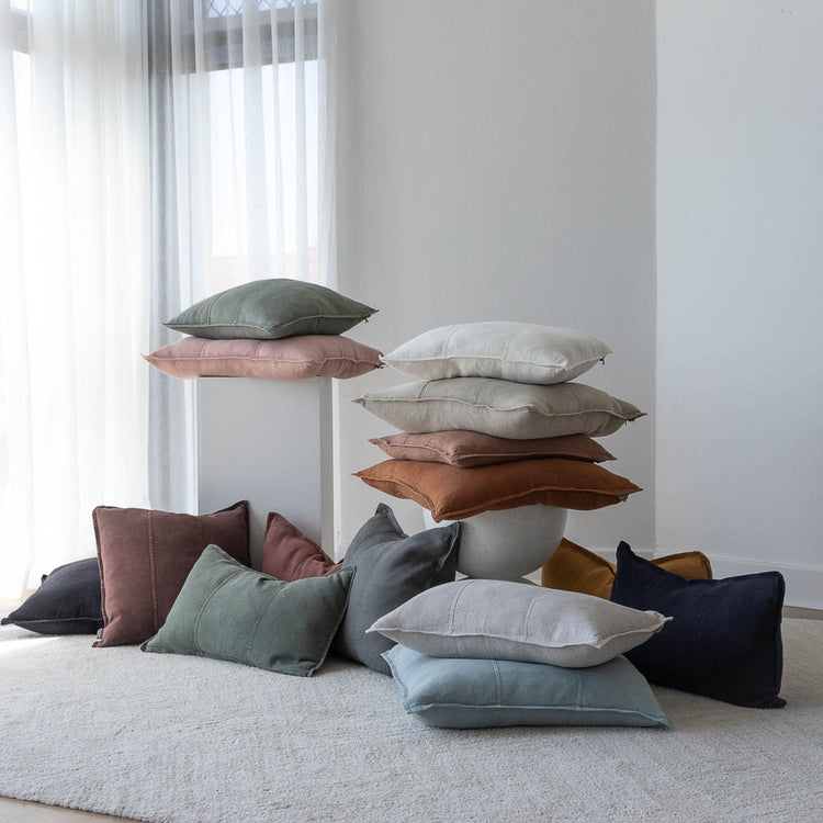 Luca Linen Cushion - Natural