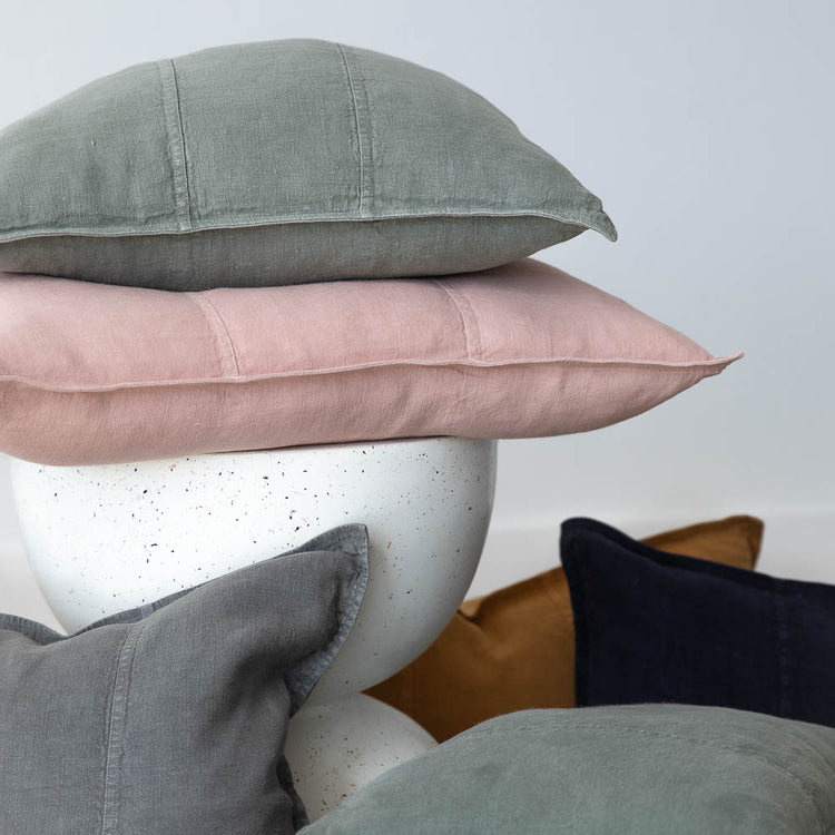 Luca Linen Cushion - Pistachio