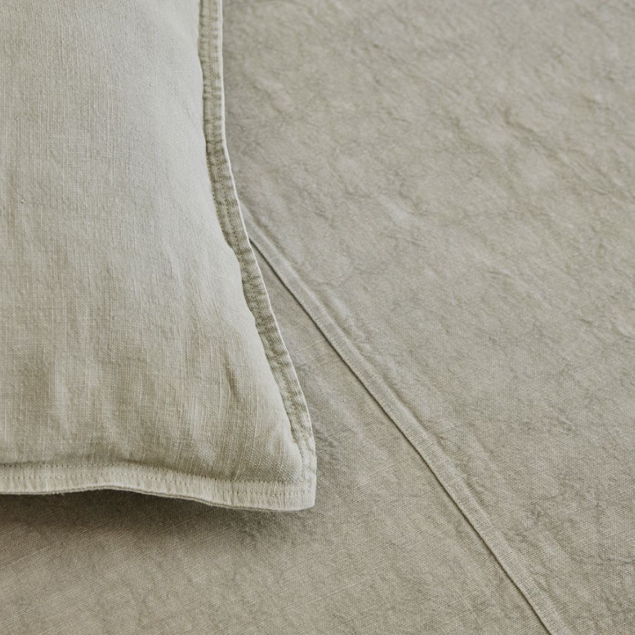 Luca Linen Cushion - Putty