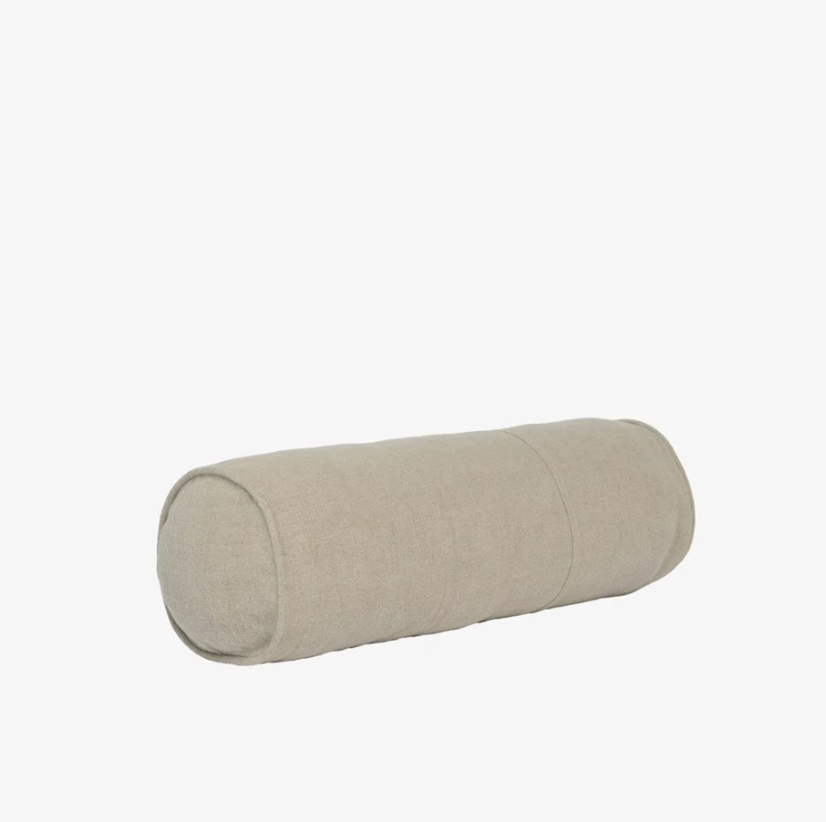 Luca Linen Bolster - Natural