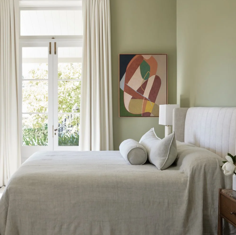 Luca Linen Bolster - Putty
