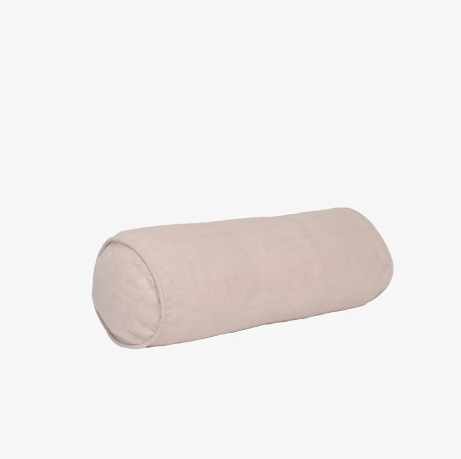 Luca Linen Bolster - Soft Lilac