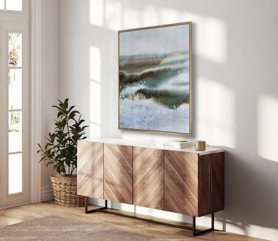 Soft Waves II - Canvas Artwork