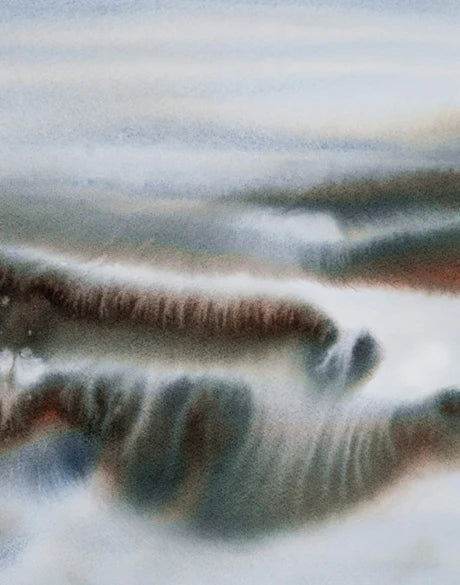 Soft Waves IV - Canvas Artwork