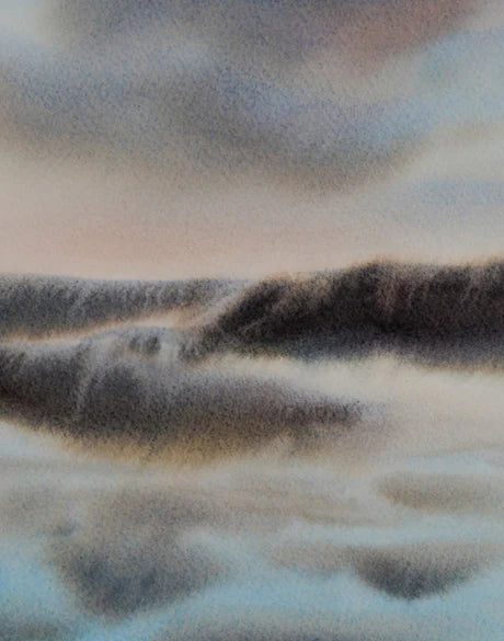 Soft Waves V - Canvas Artwork