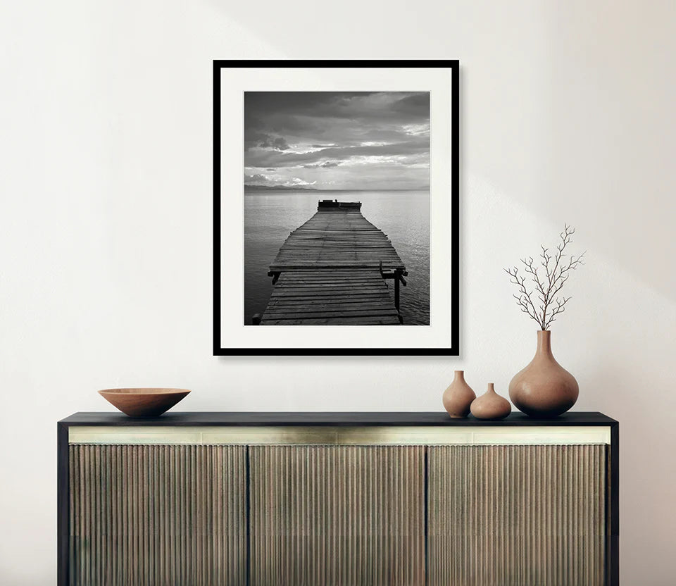 Old Wooden Jetty - Art Print