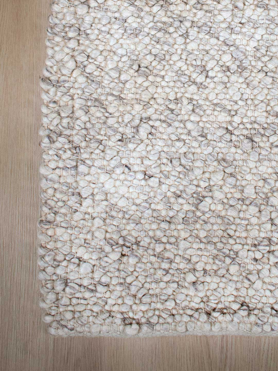 Boucle Wool Rug - Frost