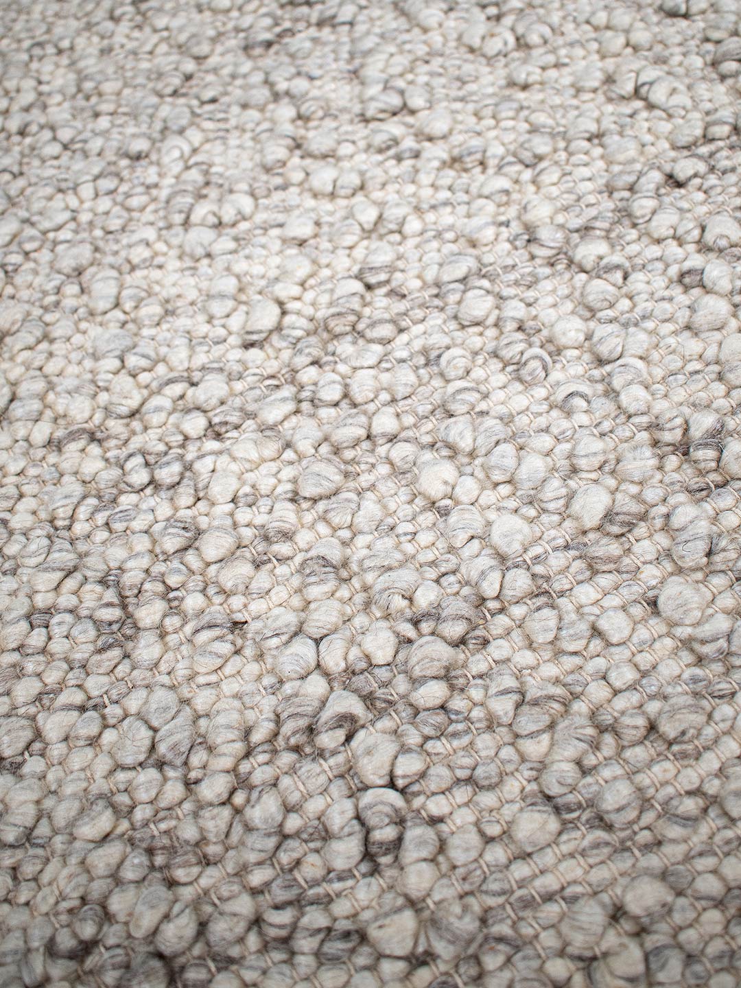 Boucle Wool Rug - Frost