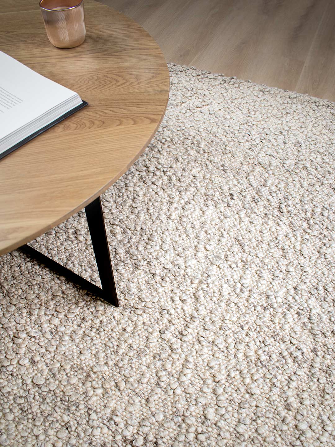 Boucle Wool Rug - Frost