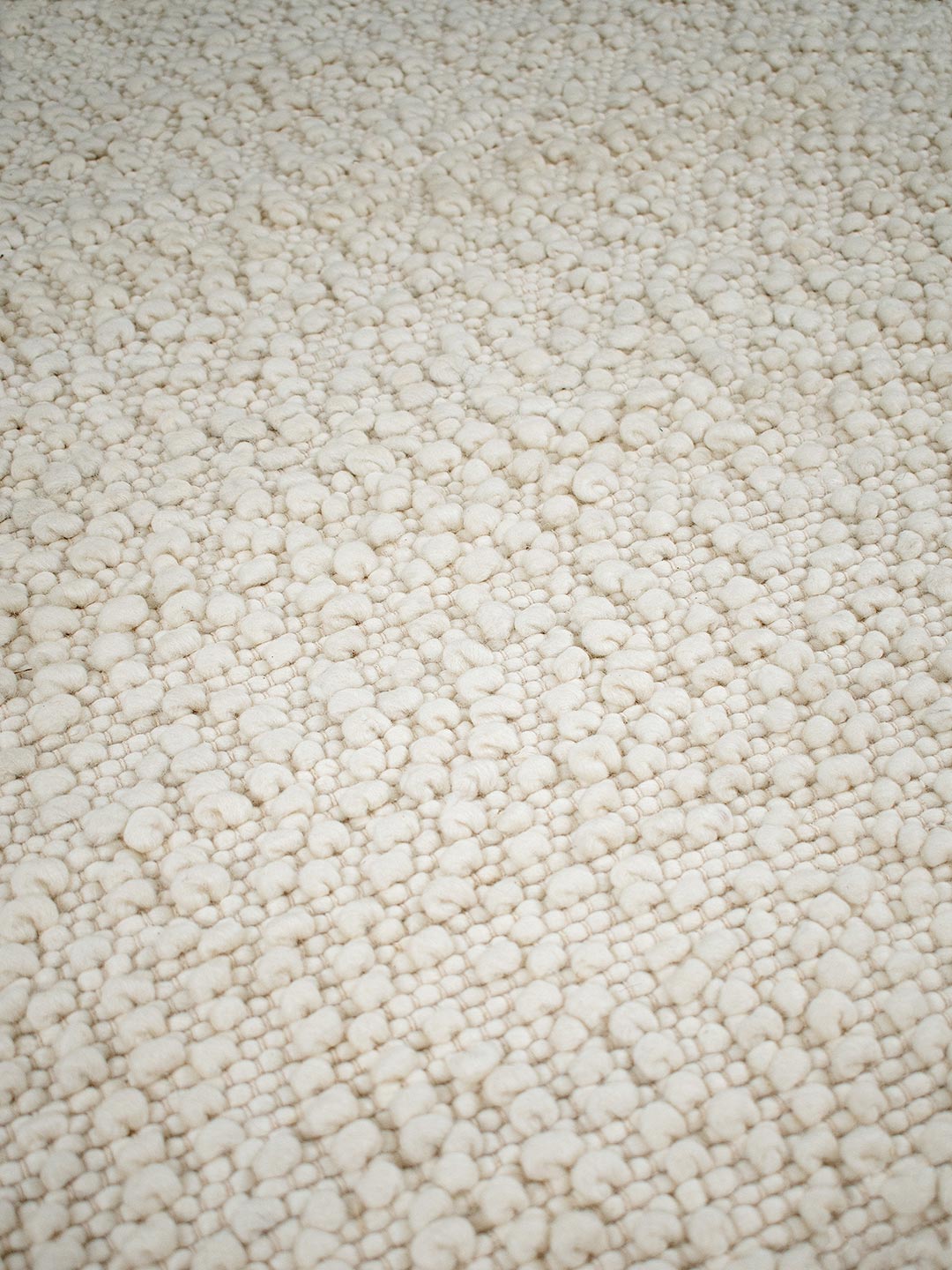Boucle Wool  Rug - Ivory