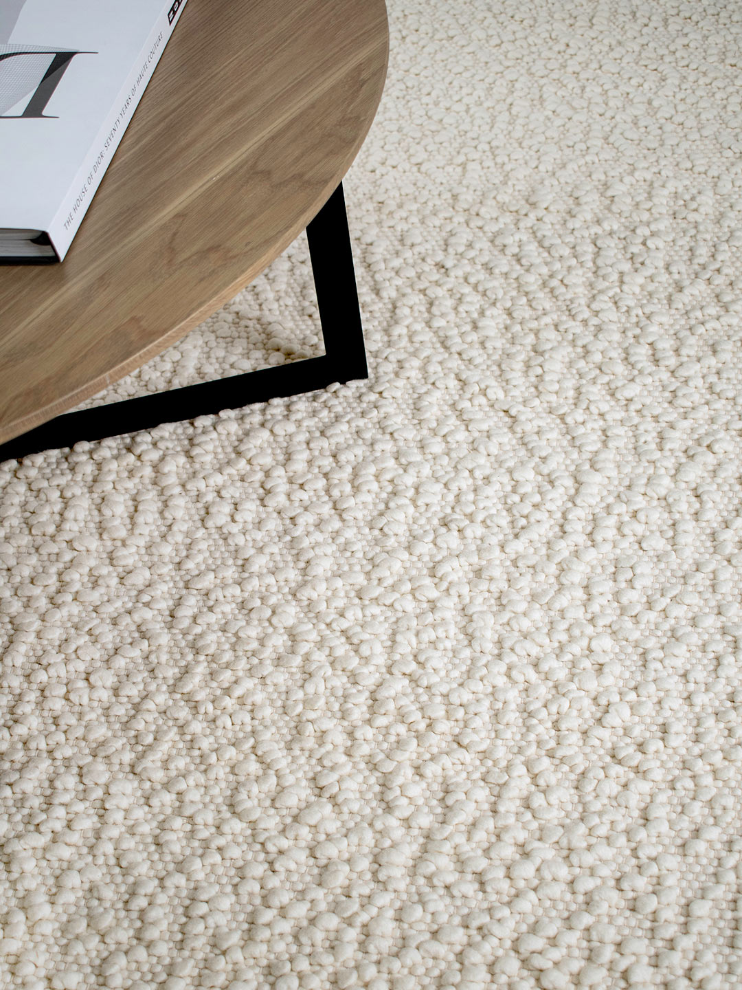 Boucle Wool  Rug - Ivory