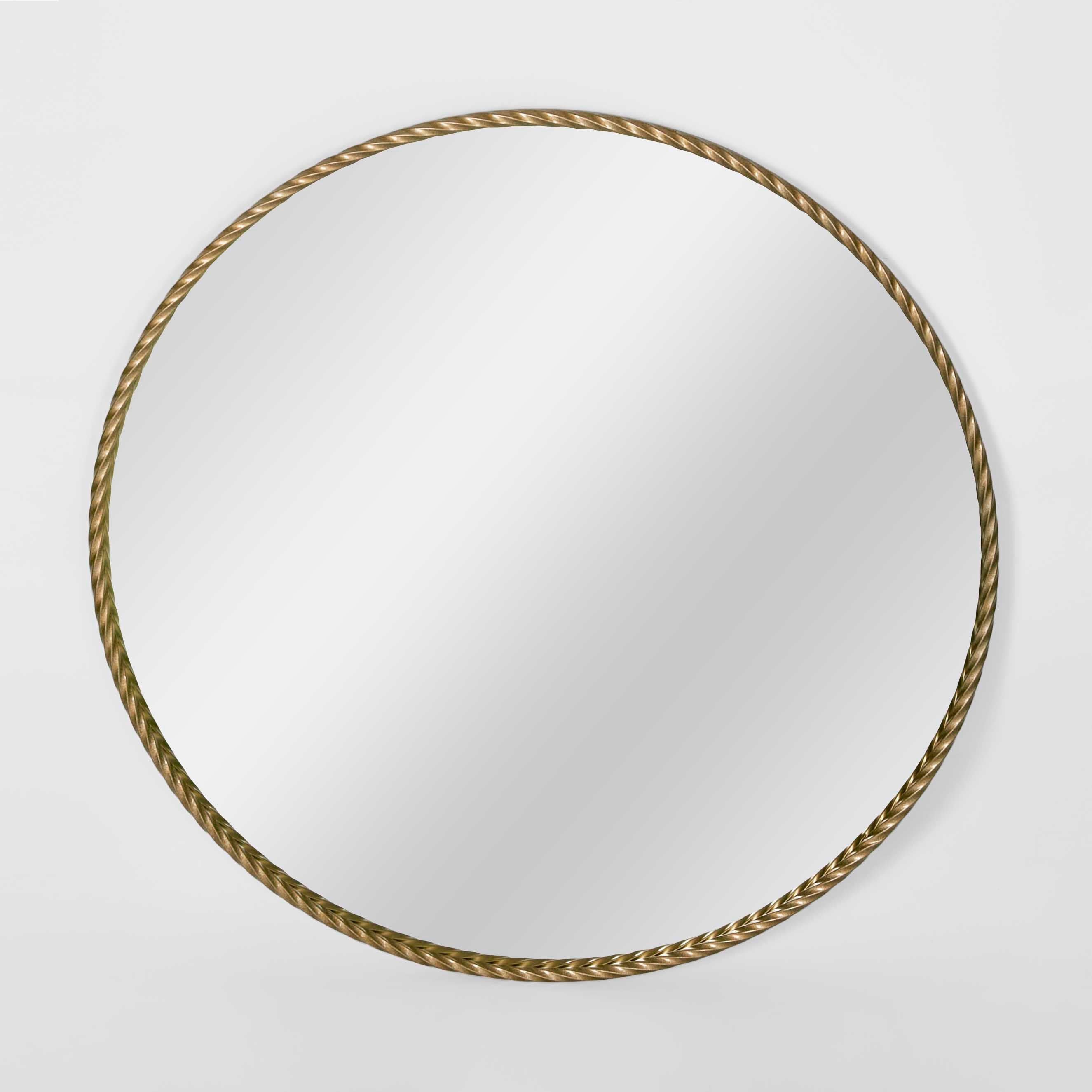 Palais Round Mirror Large - Gold