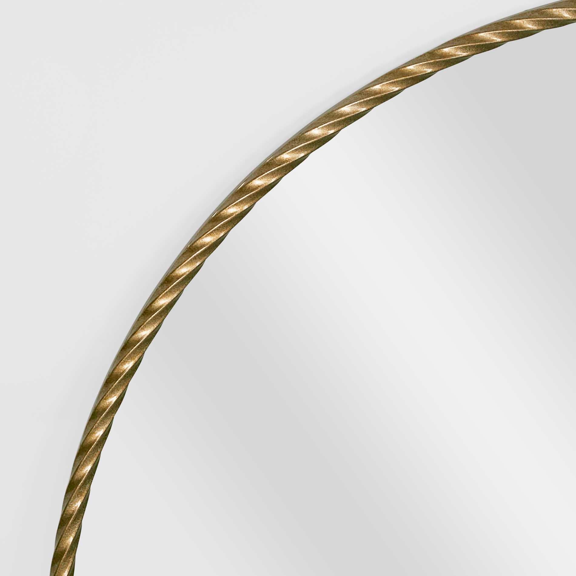 Palais Round Mirror Large - Gold