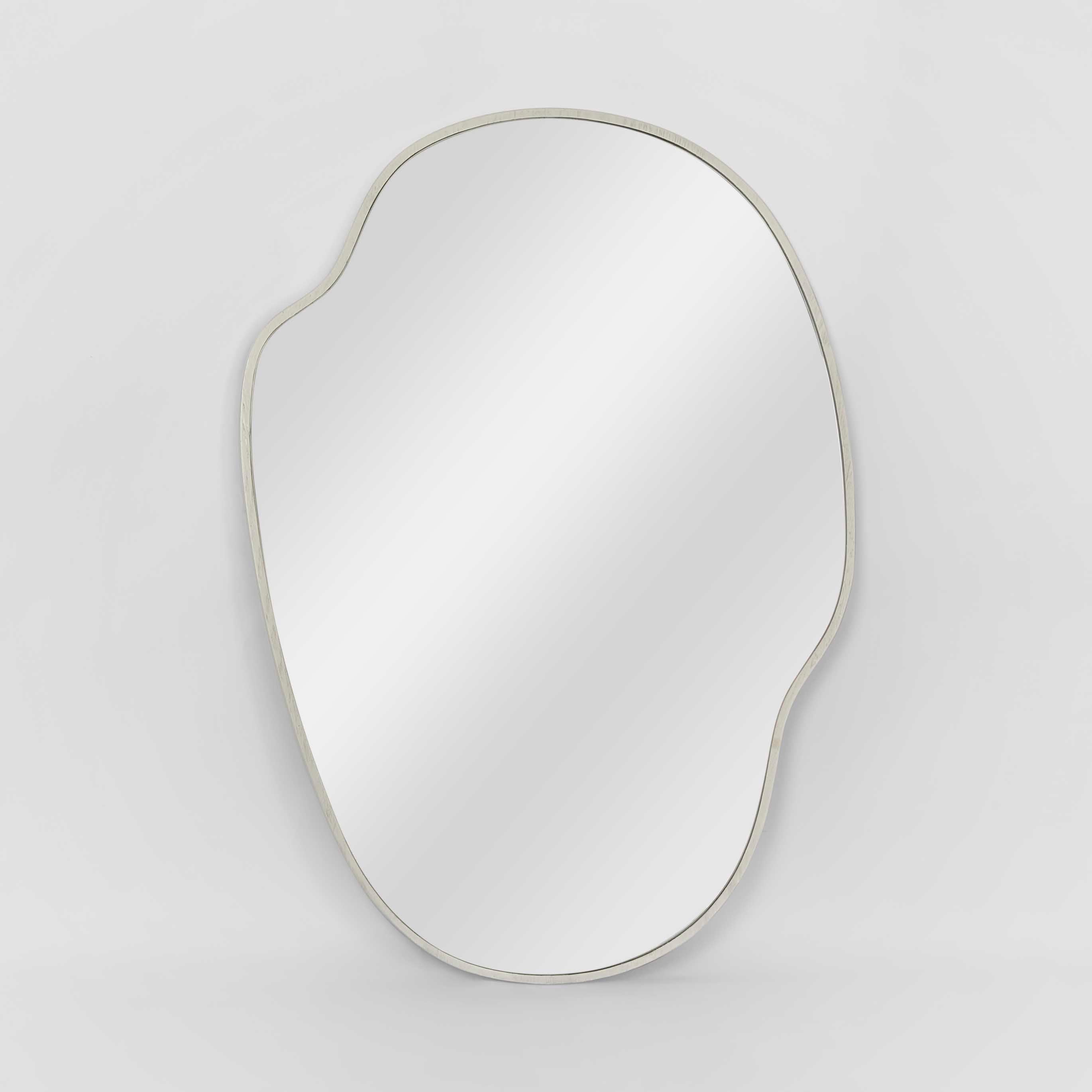 Dune Organic Mirror (Small) - White
