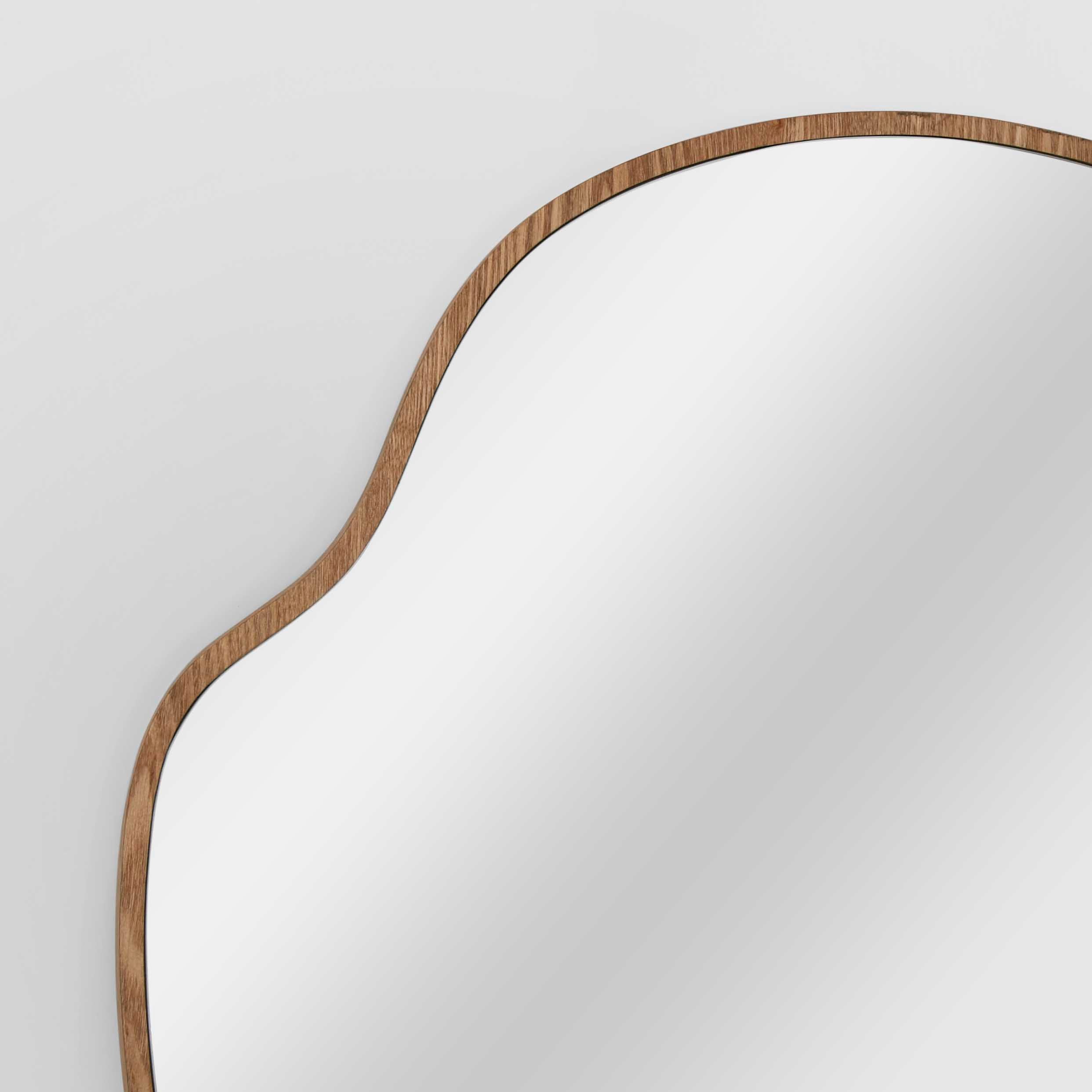 Dune Organic Mirror (Small) - Oak