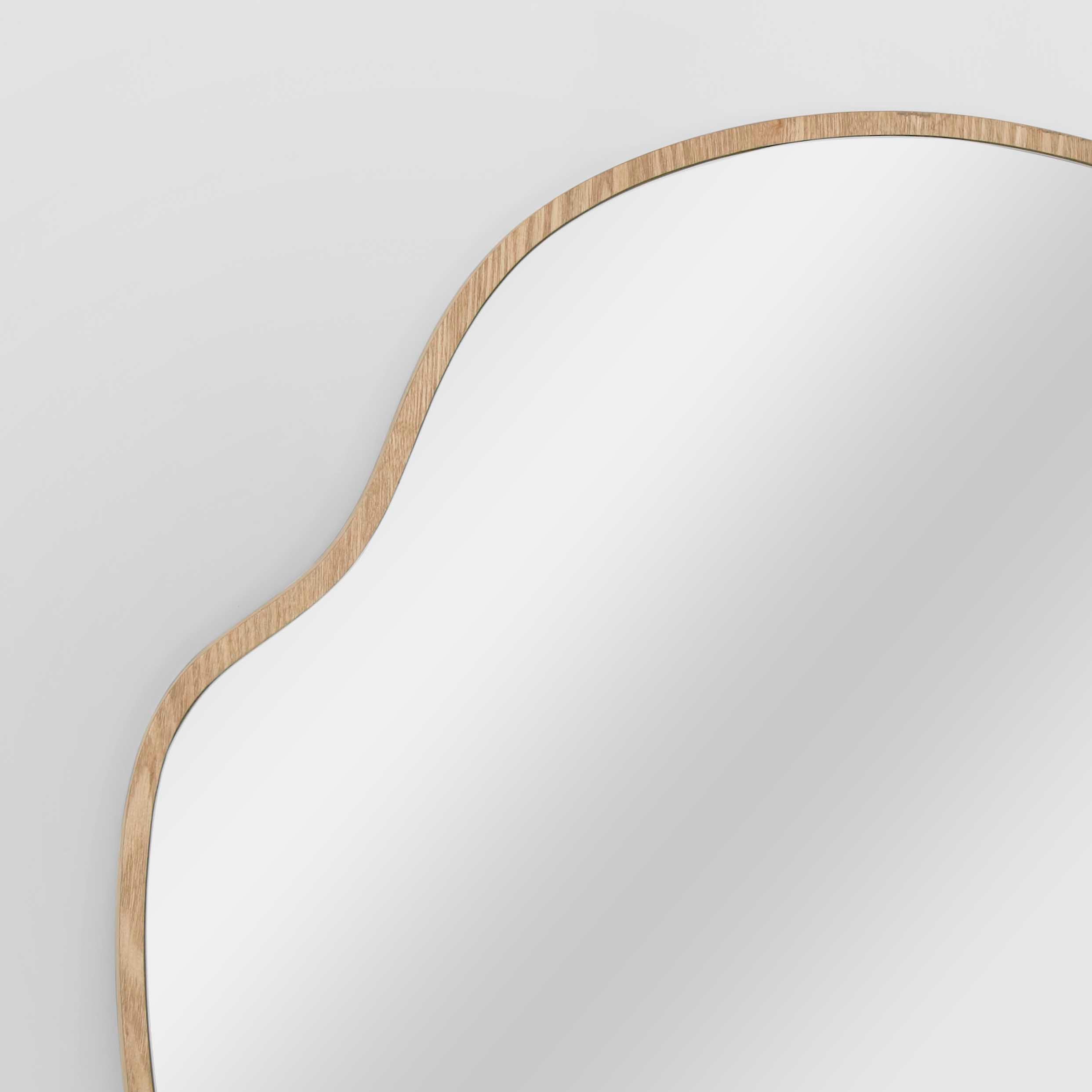 Dune Organic Mirror (Large) - Oak