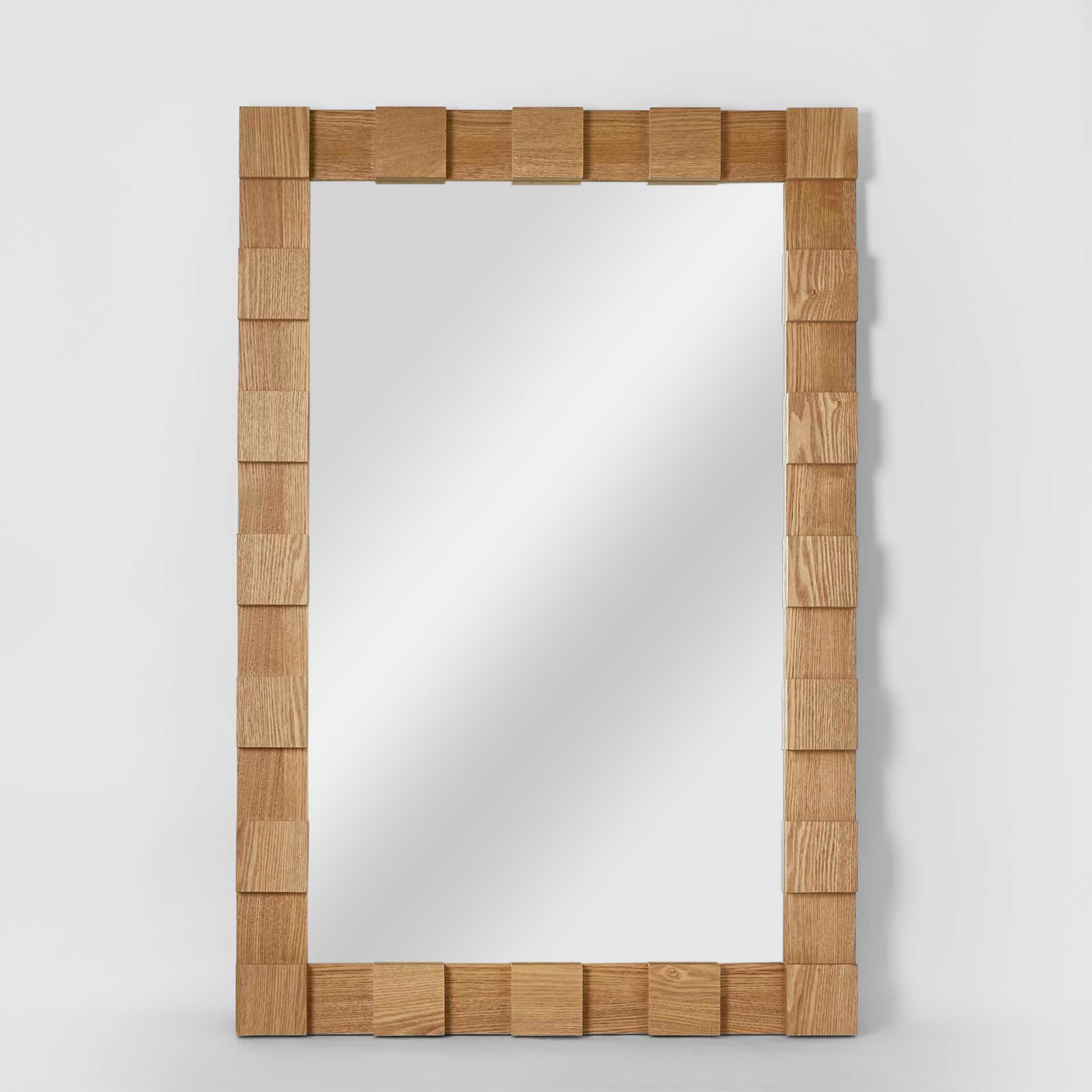 Monument Wall Mirror - Oak