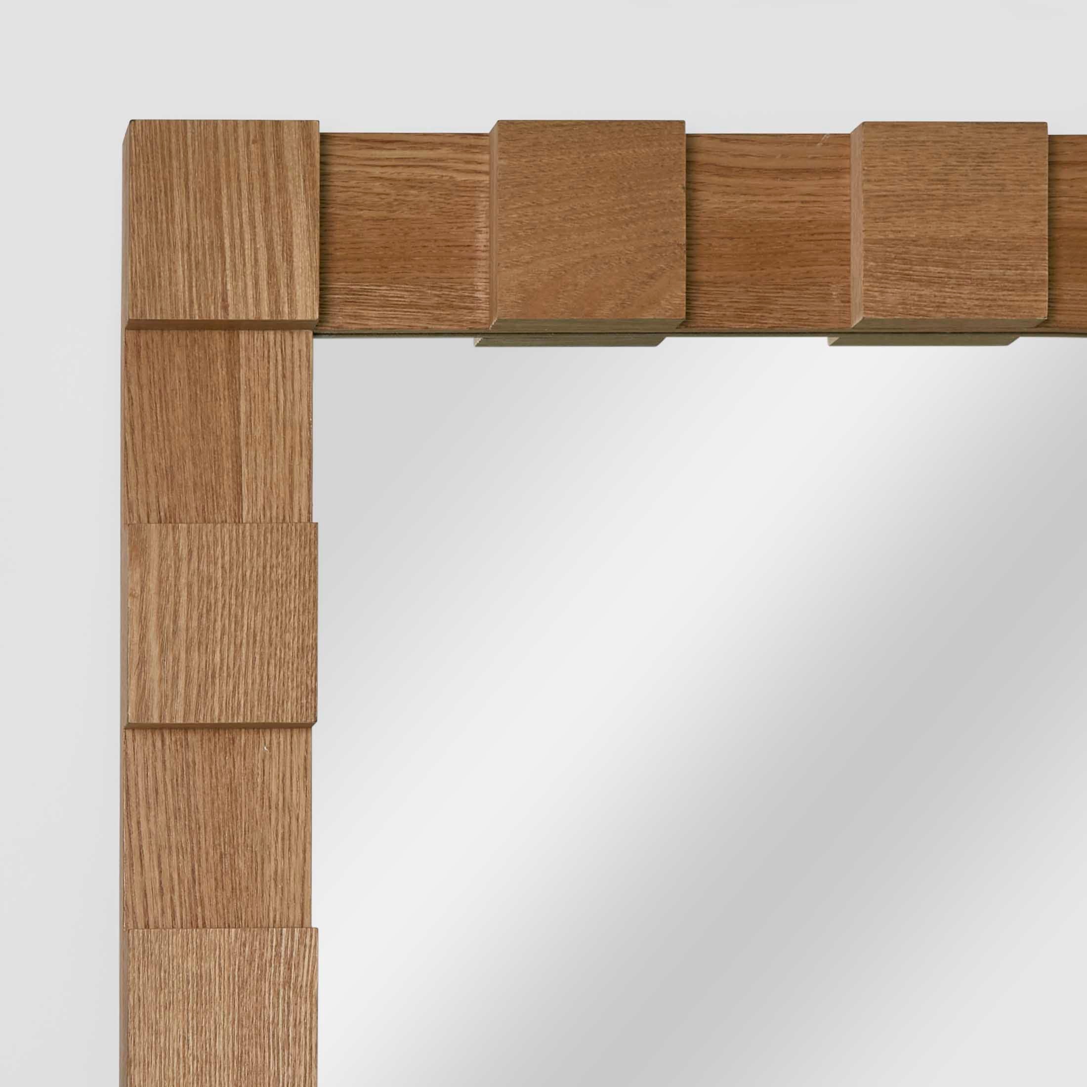 Monument Floor Mirror - Oak