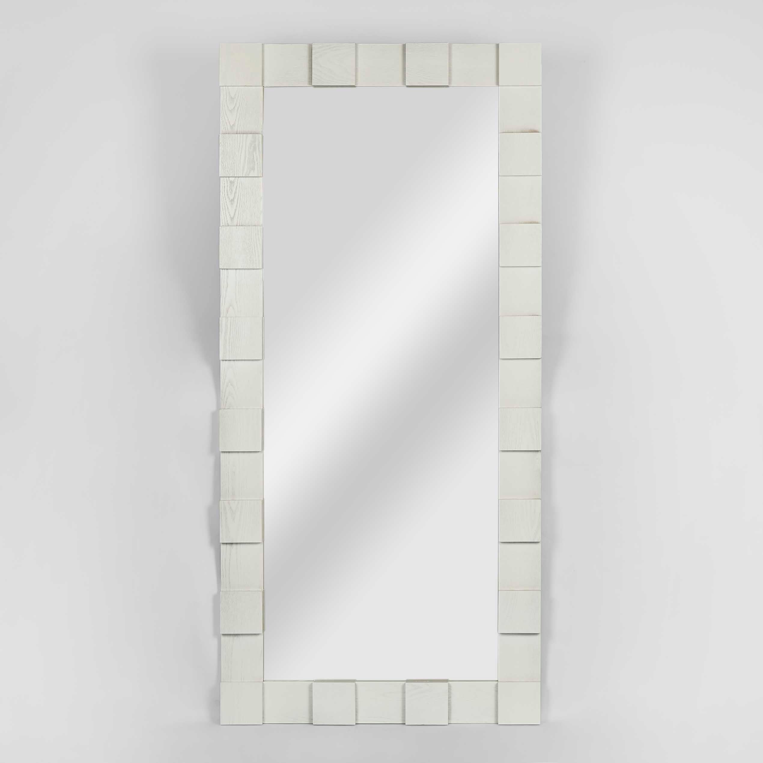 Monument Floor Mirror - White