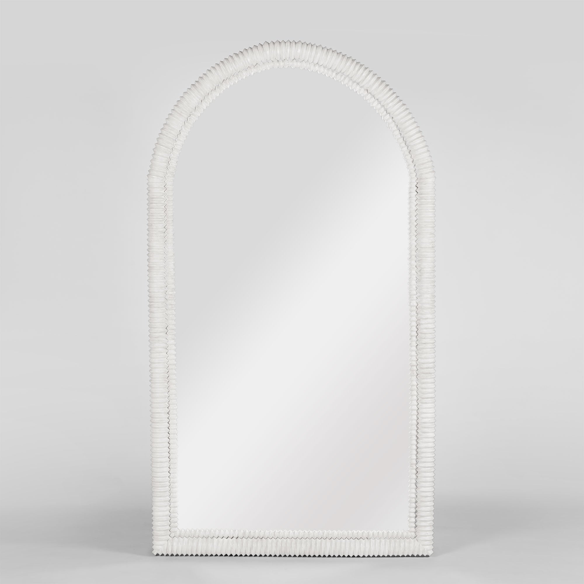 Cloverley Floor Mirror - White