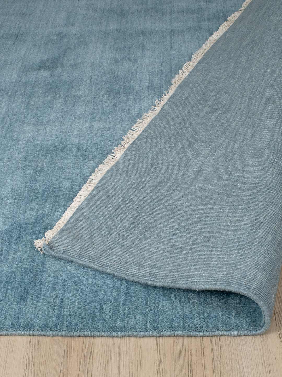 Diva Wool Rug - Sky Blue