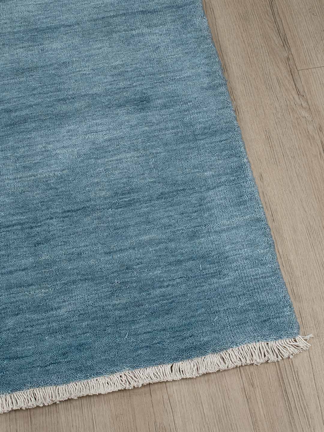 Diva Wool Rug - Sky Blue