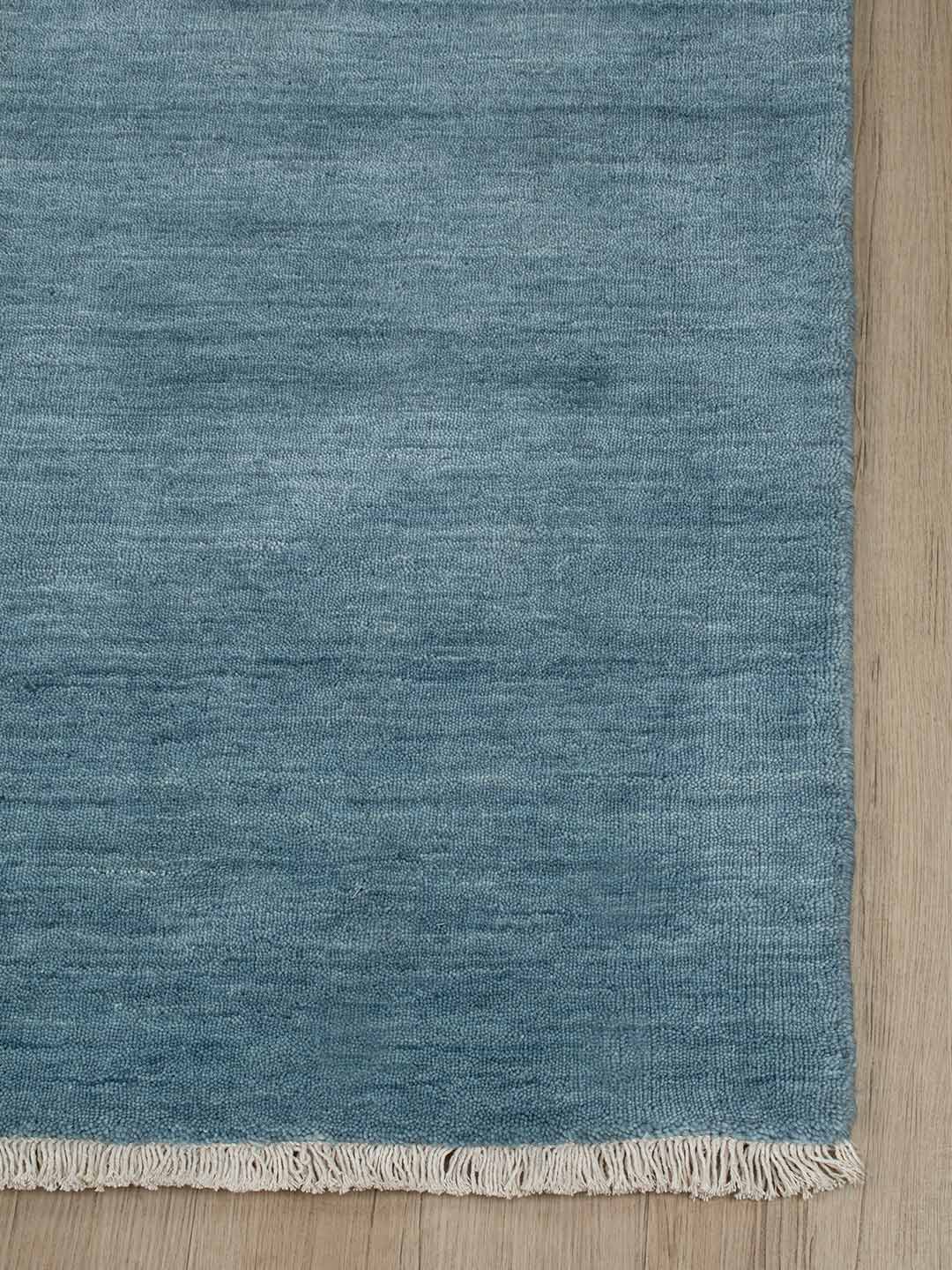Diva Wool Rug - Sky Blue