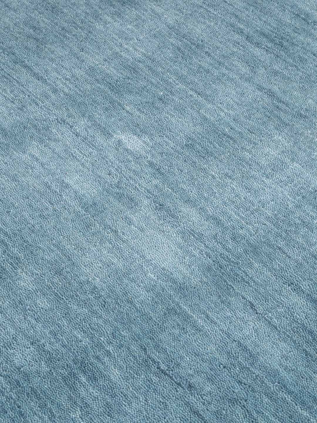 Diva Wool Rug - Sky Blue