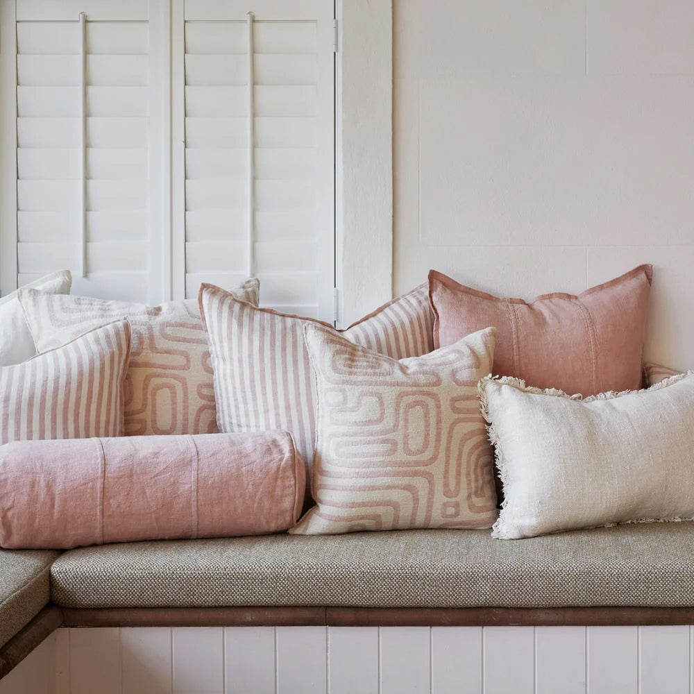 Drift Cushion - White/Soft Musk