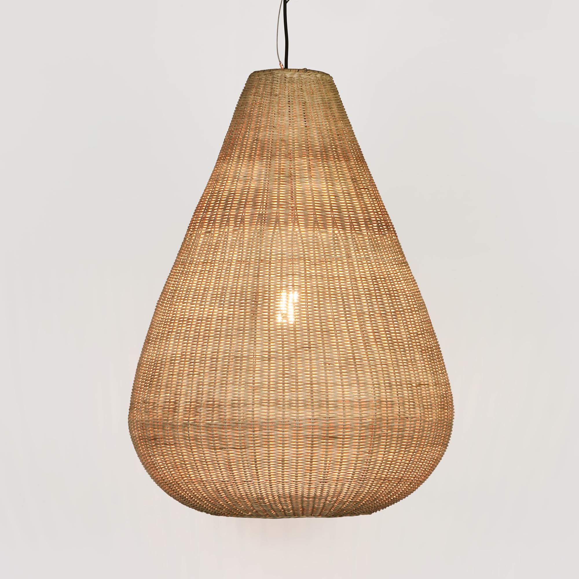 Coco Rattan Pendant