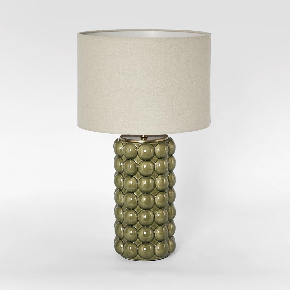 Condotti Table Lamp & Shade - Green