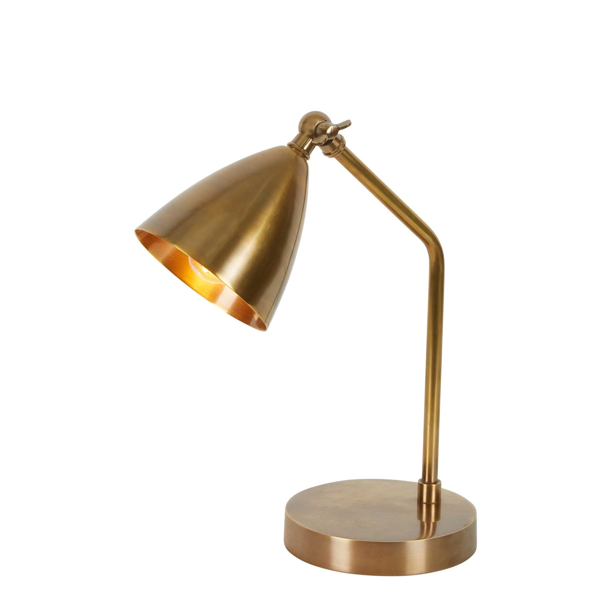 Hastings Desk Lamp - Antique Brass