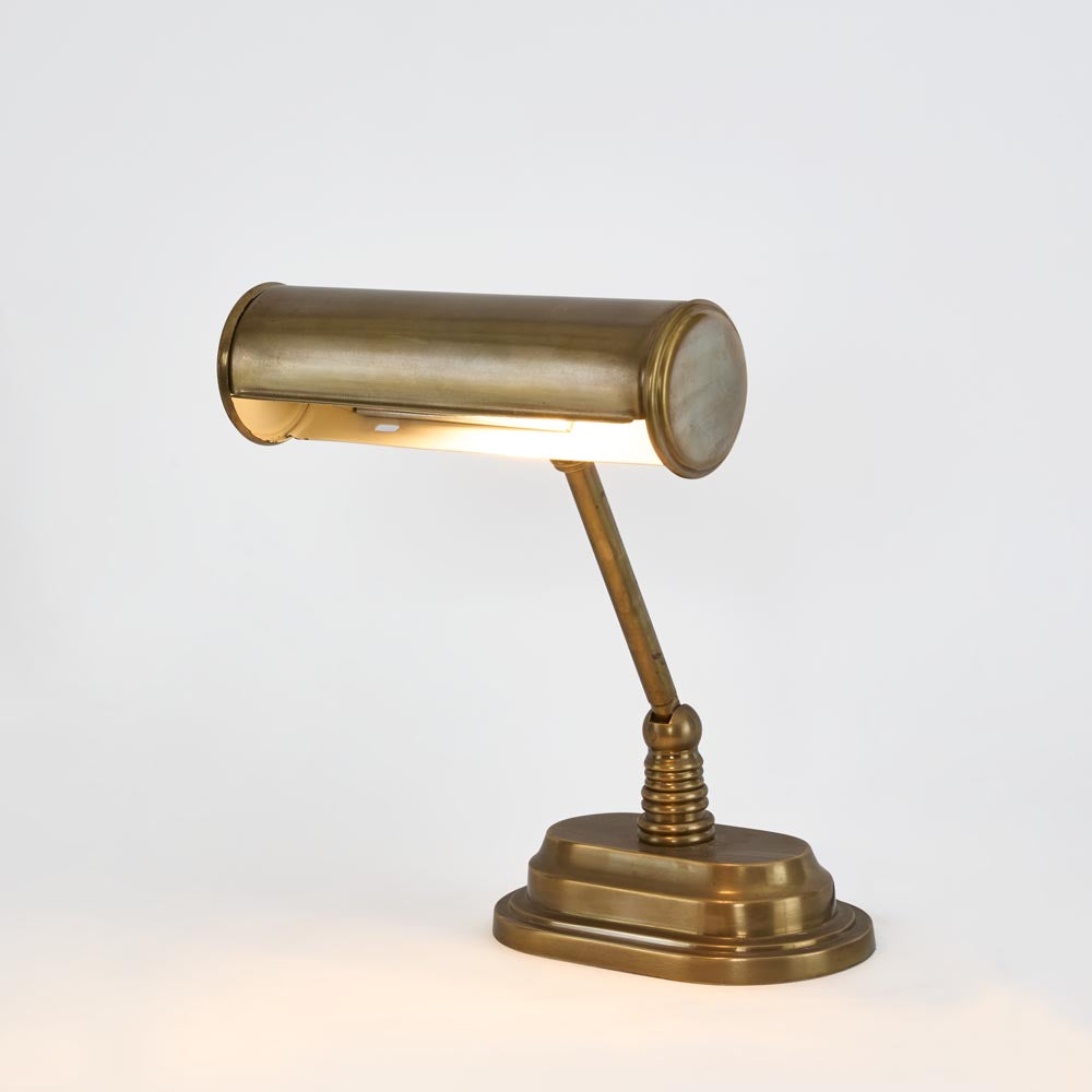 Carlisle Banker's Desk Lamp - Brass
