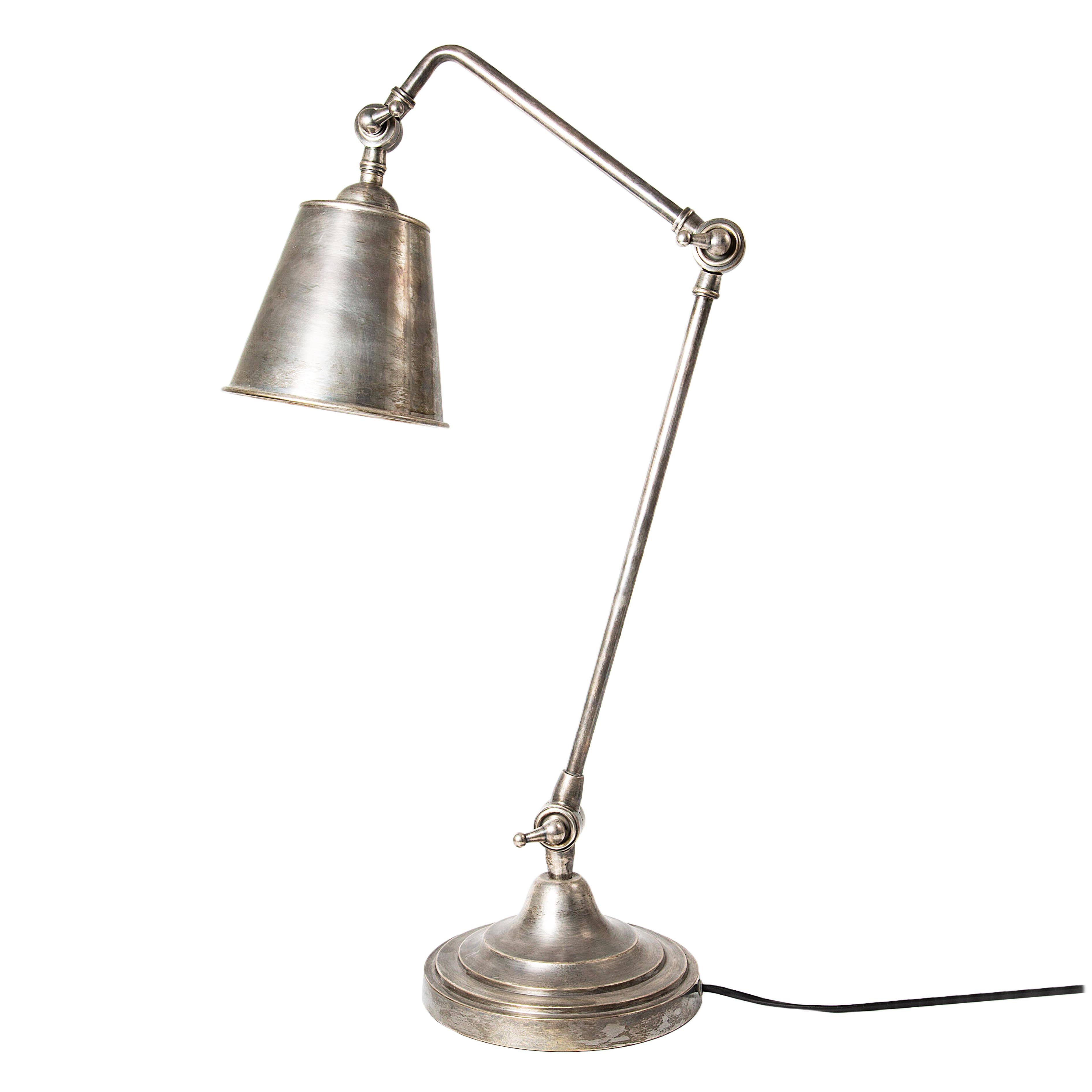 Cuba Table Lamp - Antique Silver