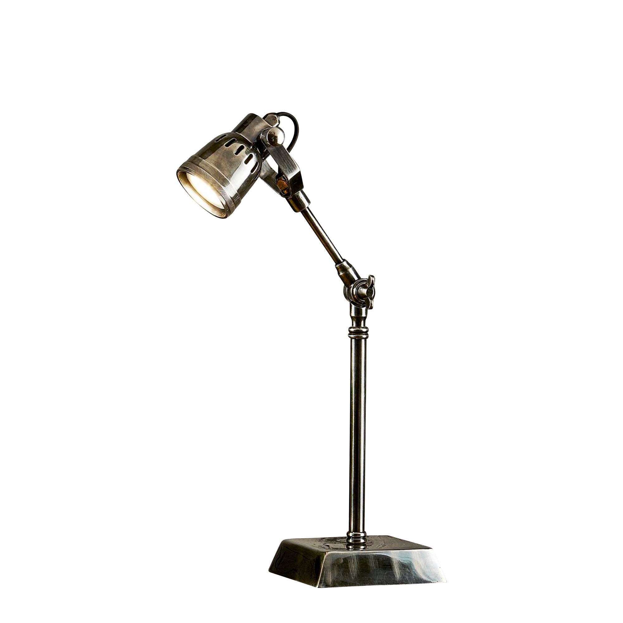 Seattle Desk Lamp - Antique Silver