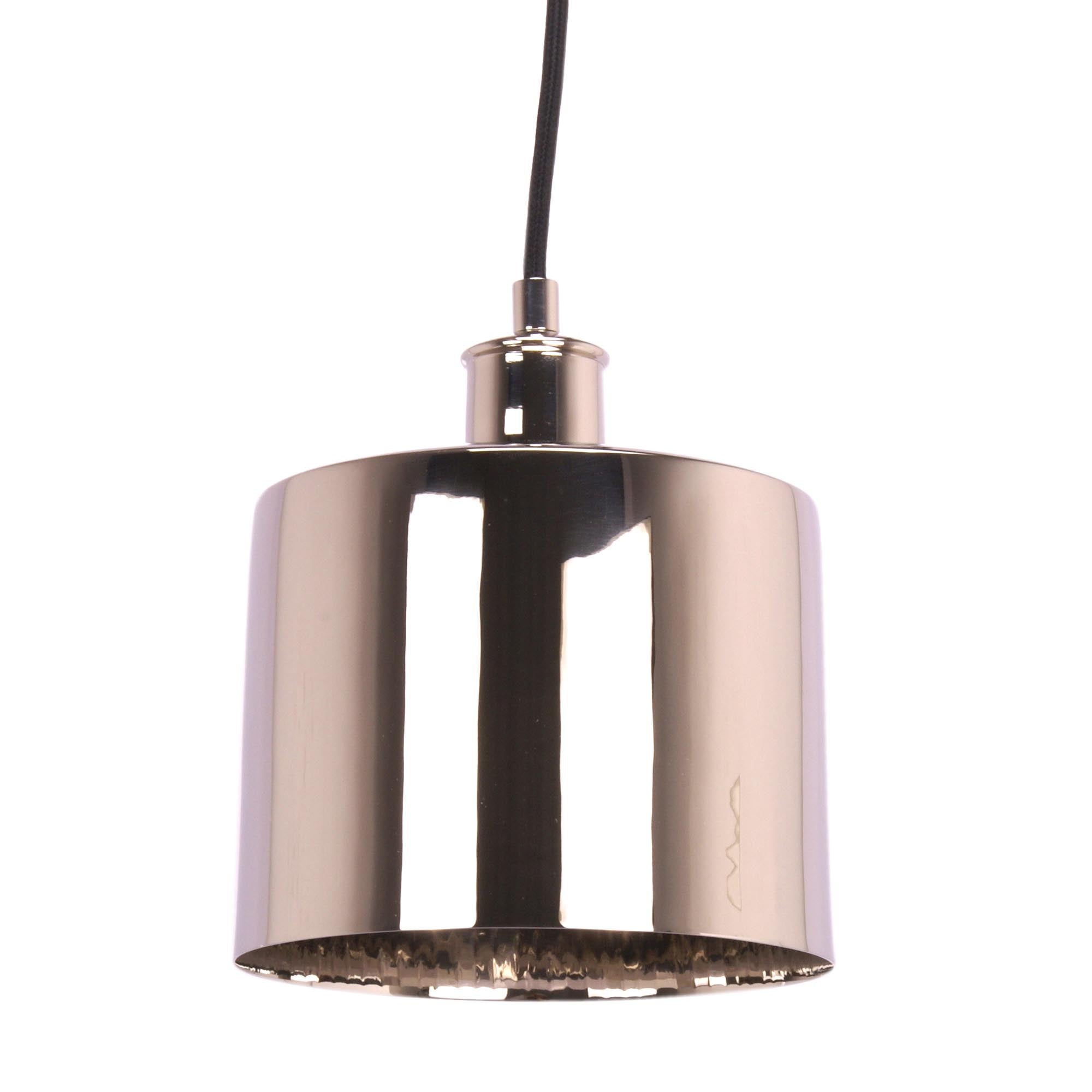 Portofino Ceiling Pendant Small - Shiny Nickel