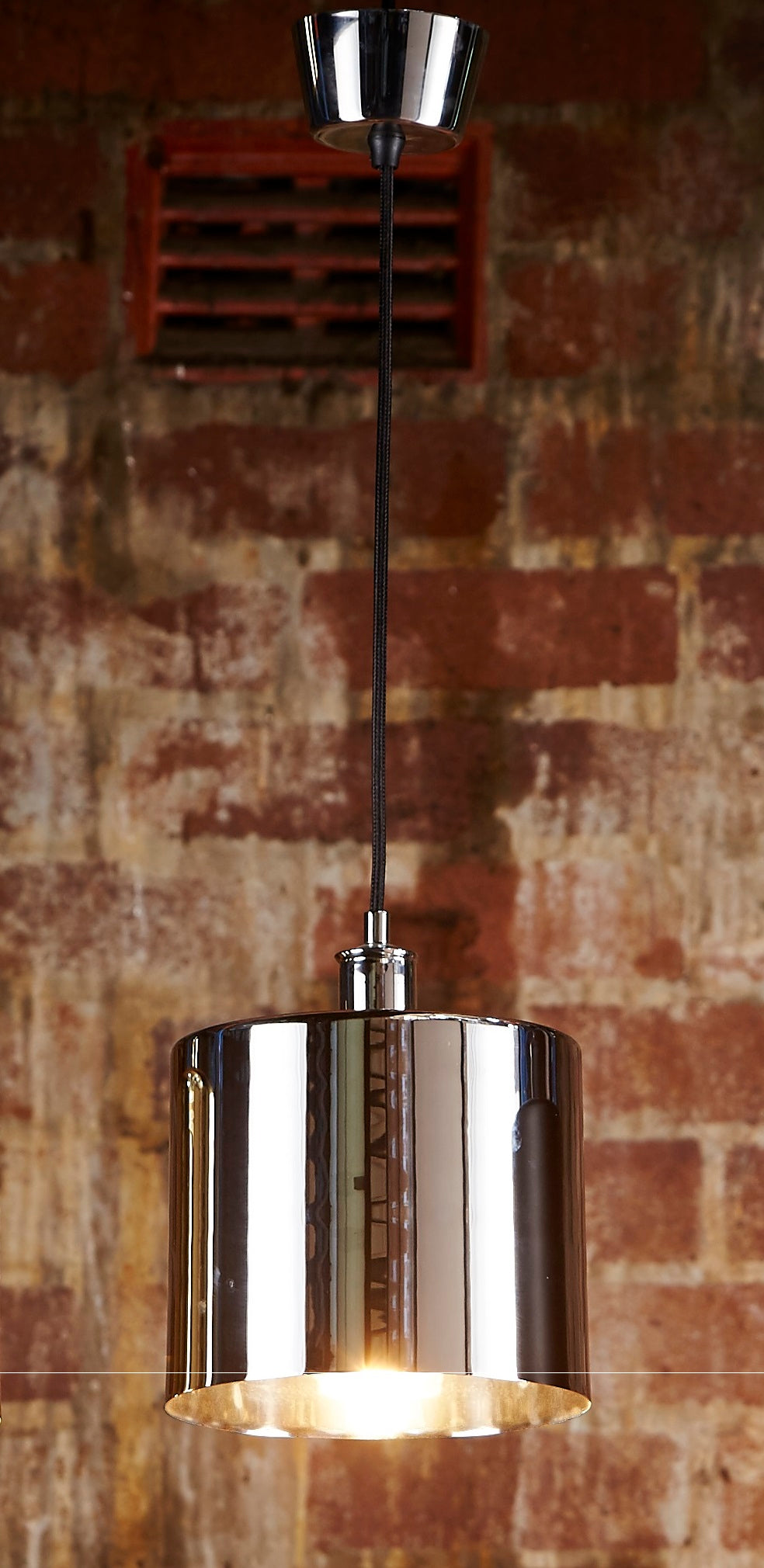 Portofino Ceiling Pendant Medium - Shiny Nickel