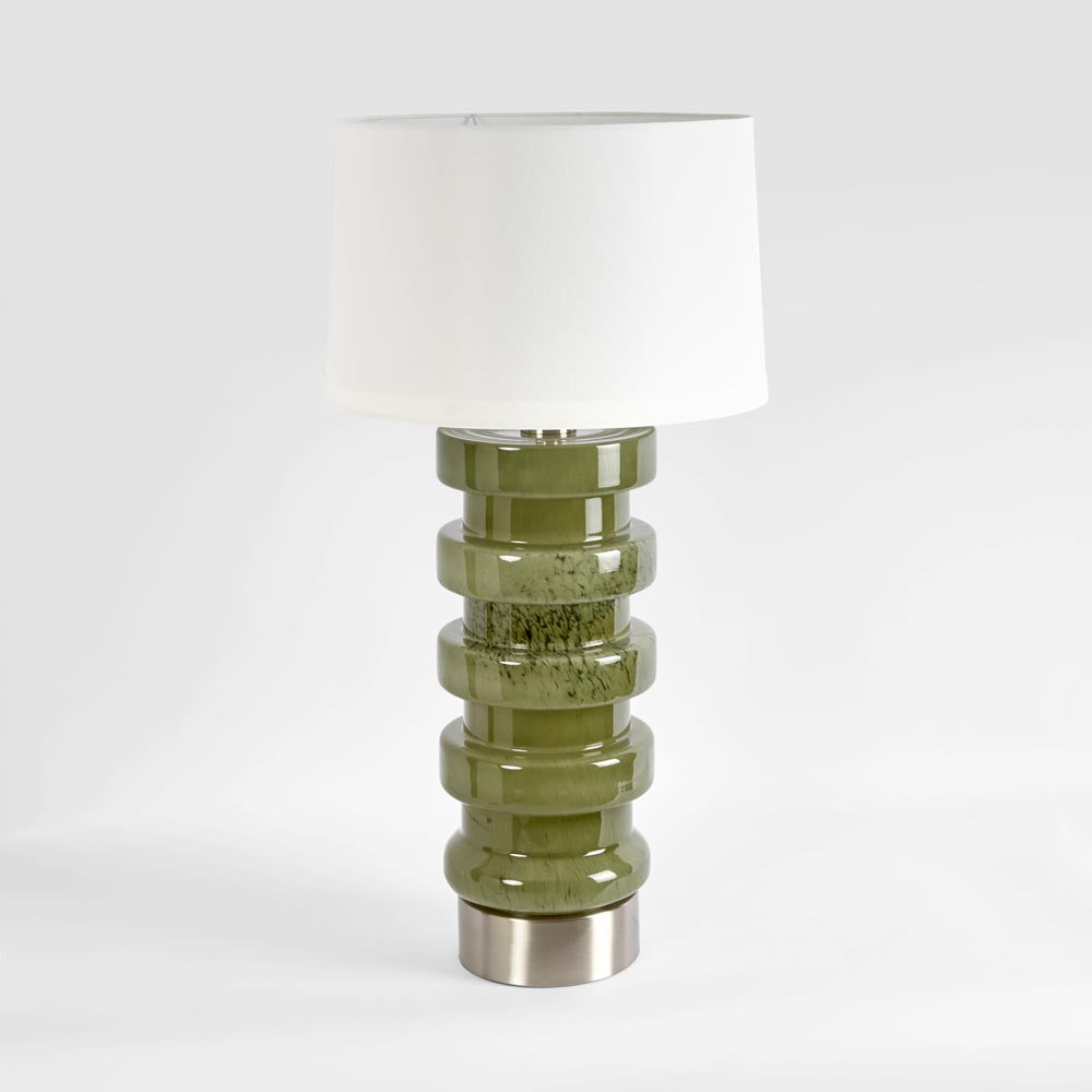 Remy Green Glass Table Lamp