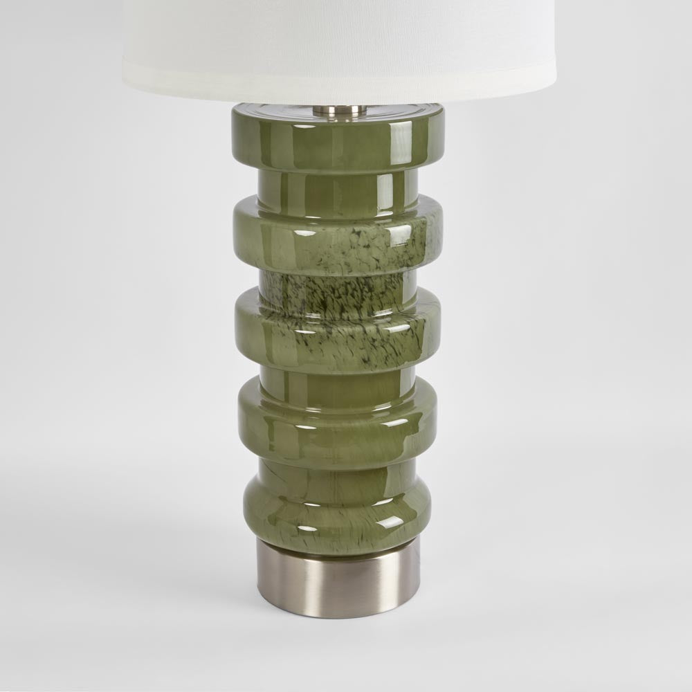 Remy Green Glass Table Lamp