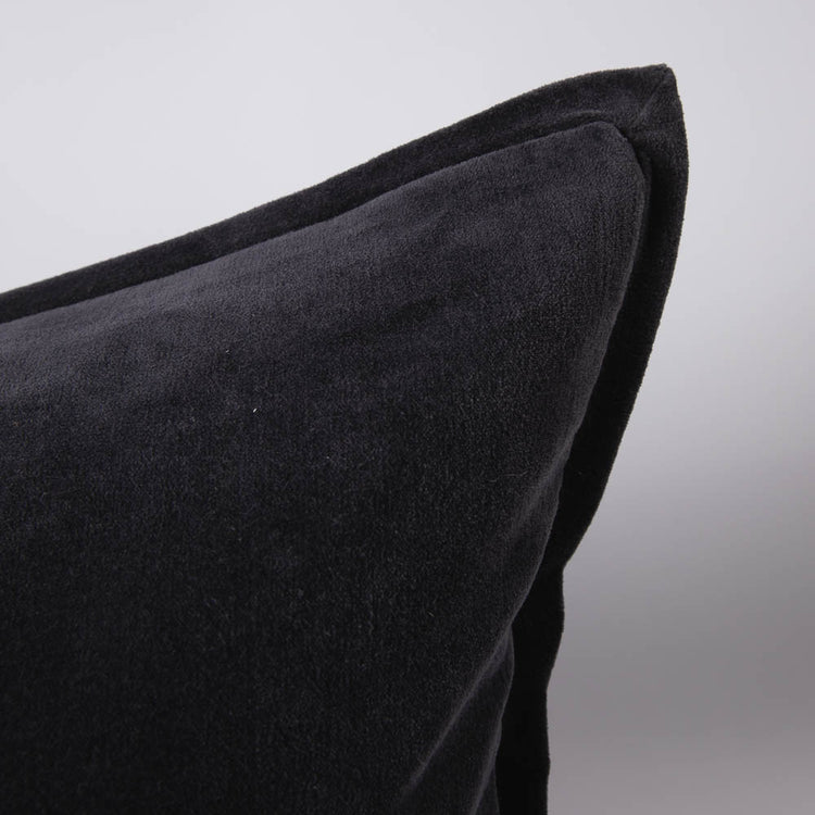 Evelyn Velvet Long Lumbar Cushion - Midnight
